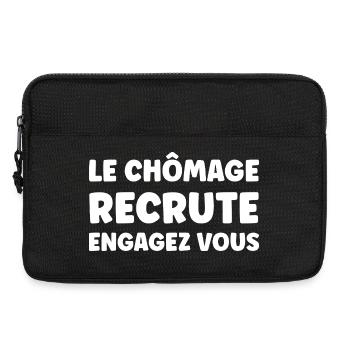 Unemployment is recruiting Get involved - Laptop bag 13" - black - Front