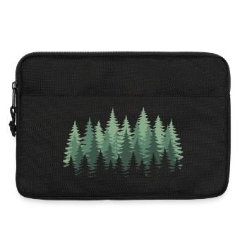 Wald Natur Bäume Wildnis Naturliebhaber - Laptoptasche 13" - Schwarz - Vorne