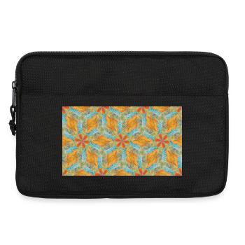 Kaleidoscope Autumn Tide - Laptop bag 13" - black - Front