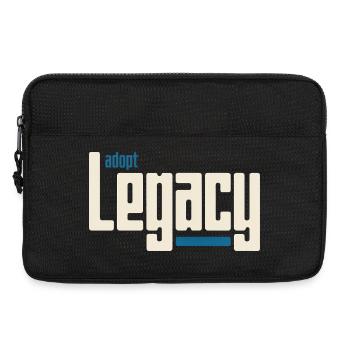 Adopt Legacy Retro Typografie - Laptoptasche 13" - Schwarz - Vorne