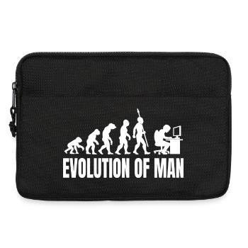 Programmierer Computerfreak Evolution Retro - Laptoptasche 13" - Schwarz - Vorne
