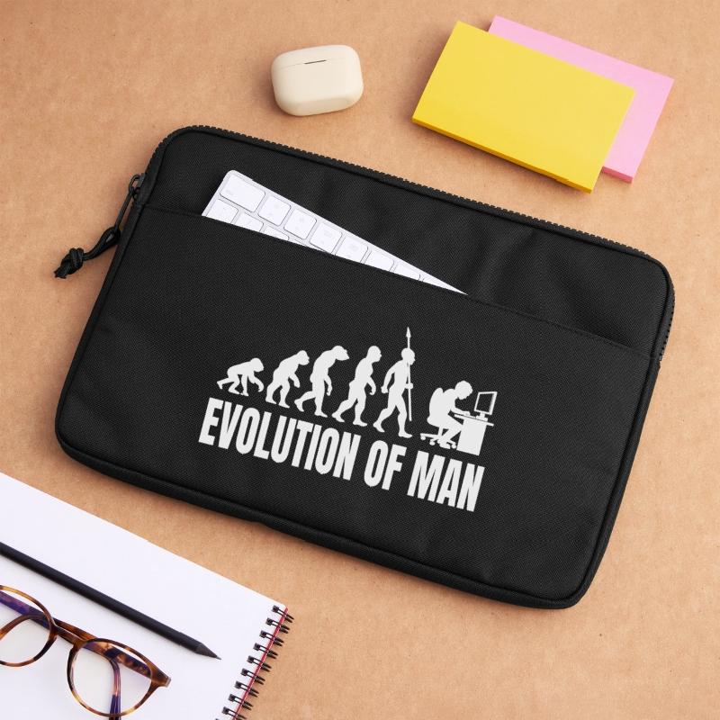 Programmer Computer Freak Evolution Retro Laptop bag 13"