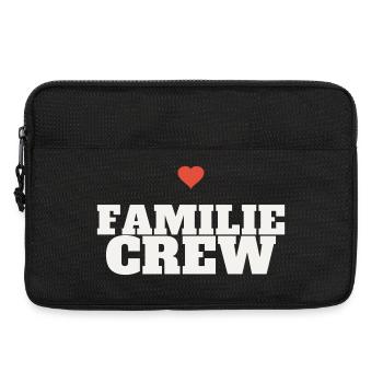 Familie Crew Family Zusammenhalt Team Liebe Gruppe - Laptoptasche 13" - Schwarz - Vorne