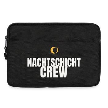 Nachtschicht Crew Schichtarbeit Pflege Nachtdienst - Laptoptasche 13" - Schwarz - Vorne