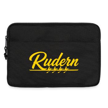 Rudern - Rennvierer - Ruderer - Ruderin - Regatta - Laptoptasche 13" - Schwarz - Vorne