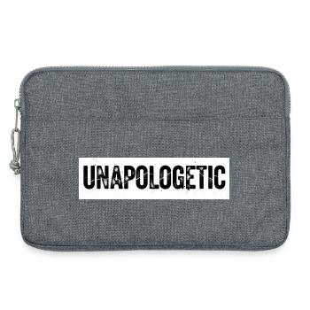 Unapologetic Authentics - Laptop bag 13" - heather grey - Front