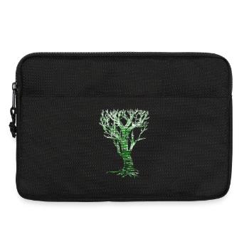 Weltenbaum Natur Grafik - Laptoptasche 13" - Schwarz - Vorne