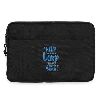 My Help Comes From The Lord - Laptoptasche 13" - Schwarz - Vorne