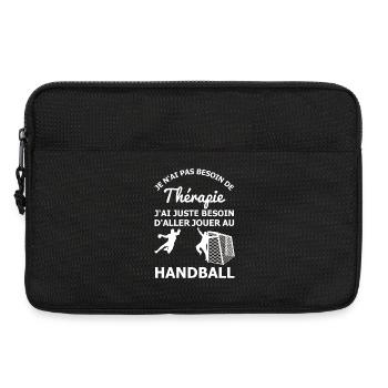 Handball therapy - Laptop bag 13" - black - Front