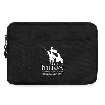 Freiheit, Sancho (dunkel) - Laptoptasche 13" - Schwarz - Vorne