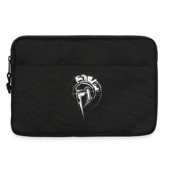 Gladiator Illustration Fighter Helmet Roman Symbol - Laptop bag 13" - black - Front