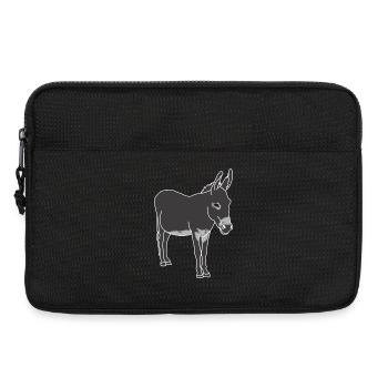 Esel - Laptoptasche 13" - Schwarz - Vorne