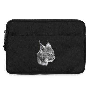 Lynx Cat Freedom Chat sauvage Chat - Sacoche pour ordinateur portable 13 pouces - noir - Devant