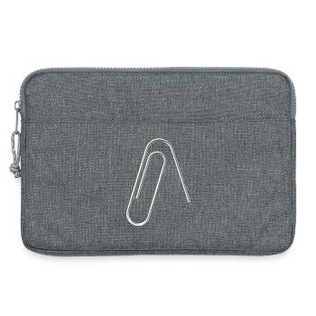 Paper Clip reset Helpdesk PC Technician Nerd Geek - Laptop bag 13" - heather grey - Front