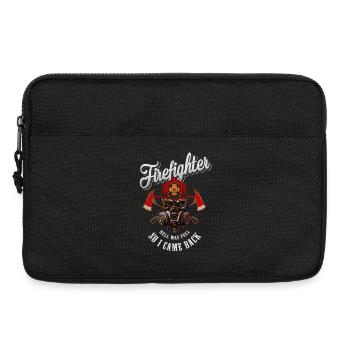 Chemise de retour de crâne de pompier - Sacoche pour ordinateur portable 13 pouces - noir - Devant