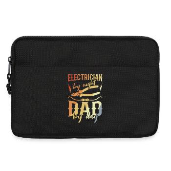 Elektriker Papa - Laptoptasche 13" - Schwarz - Vorne