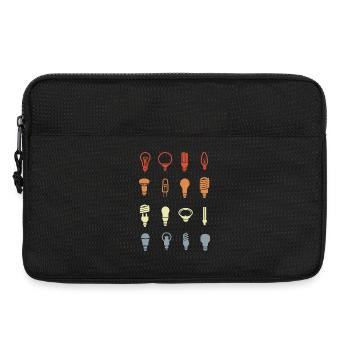 Light bulb sockets - Laptop bag 13" - black - Front