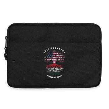 Amerikanisch-ungarischer Wurzelbaum - Laptoptasche 13" - Schwarz - Vorne