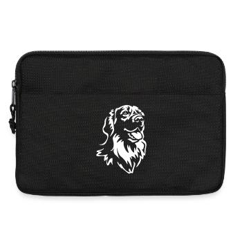 Hovawart Head "Black Edition" - Laptop bag 13" - black - Front