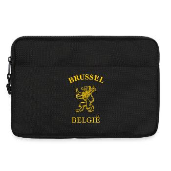 BRUSSELS Belgium Coat of Arms - Laptop bag 13" - black - Front