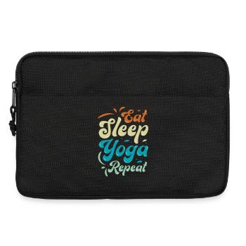 Tous les amateurs de yoga le savent - Sacoche pour ordinateur portable 13 pouces - noir - Devant