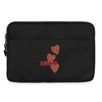 sweet hearts - Laptoptasche 13" - Schwarz - Vorne