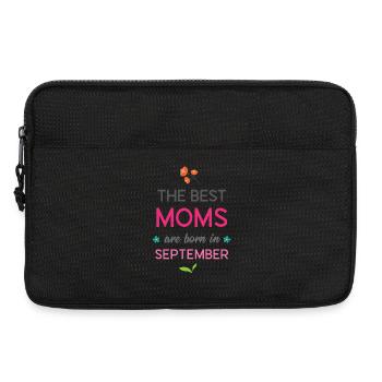 Les meilleures mamans naissent en septembre - Sacoche pour ordinateur portable 13 pouces - noir - Devant