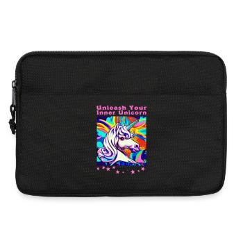 Chemise magique pour les rêveurs - Sacoche pour ordinateur portable 13 pouces - noir - Devant
