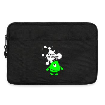 Monsterunschuldig lustige coole Bilder Quotes Fun - Laptoptasche 13" - Schwarz - Vorne