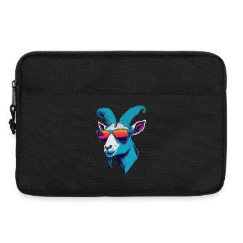 Rébellion des chèvres - Sacoche pour ordinateur portable 13 pouces - noir - Devant