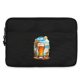 Bière de plage - Sacoche pour ordinateur portable 13 pouces - noir - Devant