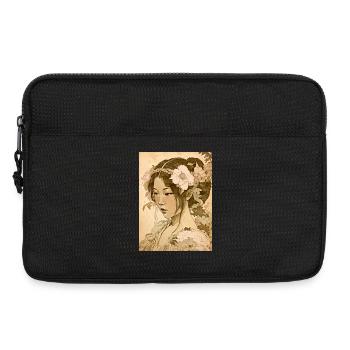 Coeur de Japon 01 - Sacoche pour ordinateur portable 13 pouces - noir - Devant