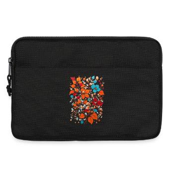 Fleurs aux noix - Sacoche pour ordinateur portable 13 pouces - noir - Devant