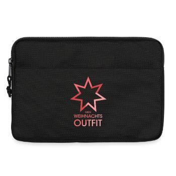 weihnachtsoutfit Symbol Weihnachten Stern Symbol - Laptoptasche 13" - Schwarz - Vorne