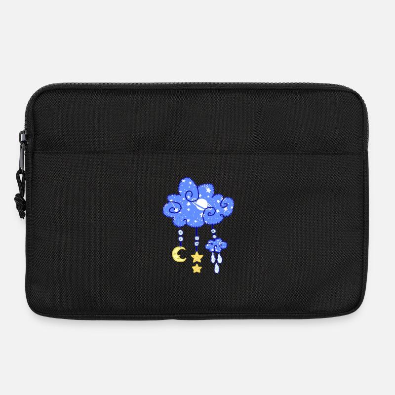 Nachtwolke - Laptoptasche 13" - Schwarz