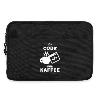 Entwickler Job Geld Verdienen Karriere Statement - Laptoptasche 13" - Schwarz - Vorne