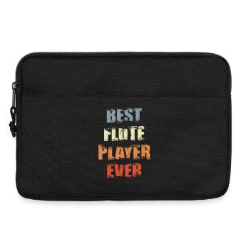Meilleur flûtiste - Sacoche pour ordinateur portable 13 pouces - noir - Devant