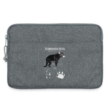 Tasmanian Devil - Laptop bag 13" - heather grey - Front