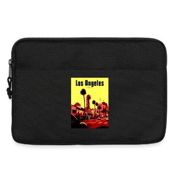 Scène de rue PopArt de Los Angeles - Sacoche pour ordinateur portable 13 pouces - noir - Devant