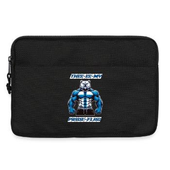 C'est mon fier drapeau que porte la Finlande. - Sacoche pour ordinateur portable 13 pouces - noir - Devant
