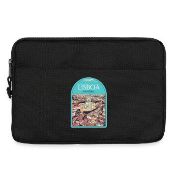 Pantheon District of Lisbon, Portugal - Laptop bag 13" - black - Front