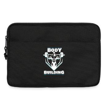 Bodybuilding light design - Laptoptasche 13" - Schwarz - Vorne
