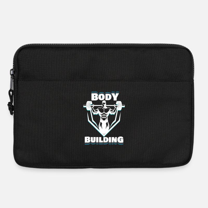Bodybuilding light design - Laptoptasche 13" - Schwarz