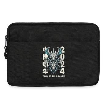 Chinesische Drachen - Laptoptasche 13" - Schwarz - Vorne