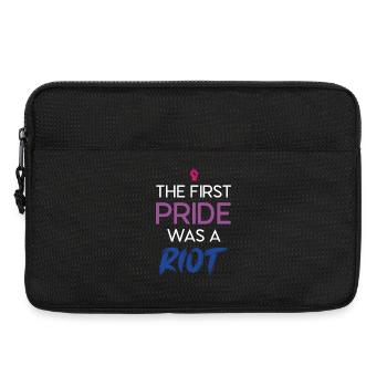 LGBT Pride Month - The First Pride Was a Riot - Laptop bag 13" - black - Front