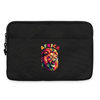 Lion d'Afrique - Sacoche pour ordinateur portable 13 pouces - noir - Devant