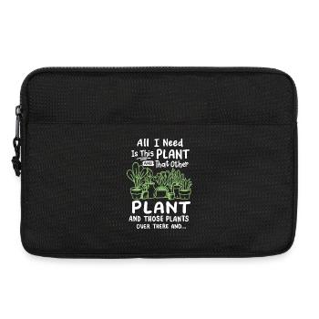 Gartenarbeit Pflanze Gärtner - Laptoptasche 13" - Schwarz - Vorne
