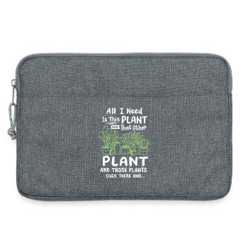 Gartenarbeit Pflanze Gärtner - Laptoptasche 13" - Grau meliert - Vorne