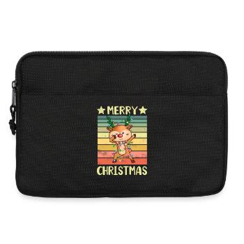 Joyeux Noël Renne - Sacoche pour ordinateur portable 13 pouces - noir - Devant