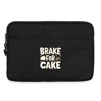Gâteau de vélo sucré Conception de motivation - Sacoche pour ordinateur portable 13 pouces - noir - Devant